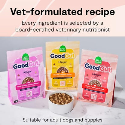 Open Farm GoodGut Dry Dog Food, Harvest Chicken w.Probiotics, 3.5lb Bag