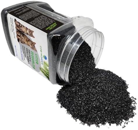 Coir Wonder Cat Litter Deodorizer – 2.2 Lb Activated Charcoal Carbon – Odor Eliminator for Litter Box, Chicken Coop, Small Animal Enclosures – Extends Litter Life – Natural Pet Odor Control Granules