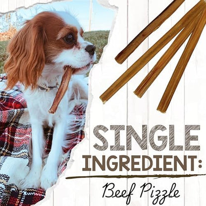 Nature Gnaws Large Bully Sticks 11-12" Rawhide Free Dog Chews, 10 Count