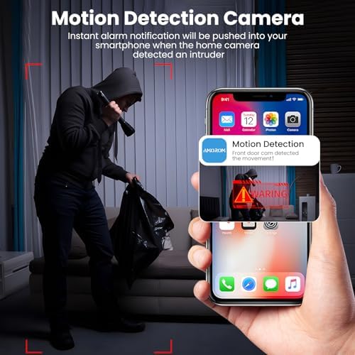 Home Cameras, AI Security Camera for Baby/Kids/Elderly/Dog/Cat Monitoring