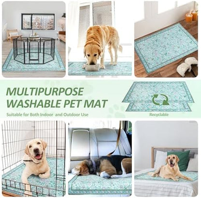 Washable Pee Pad for Dogs, 2 Pack Large Reusable Puppy Pads, 36"x36"