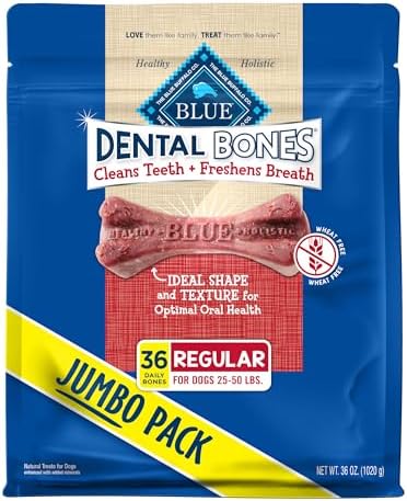 Blue Buffalo Regular Dental Bones, 36 oz, 36 Bones
