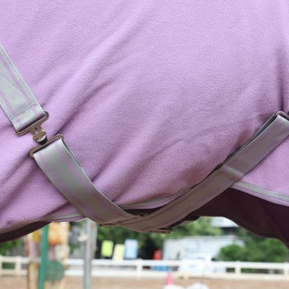LEAFOREST Horse Fleece Blanket Exercise Cooler Liner Soft Moisture Wicking