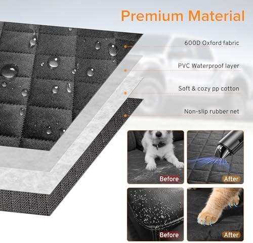 Dog Car Seat Cover for Back Seat for Honda CRV CR-V HRV 2027 2026 2025-2000