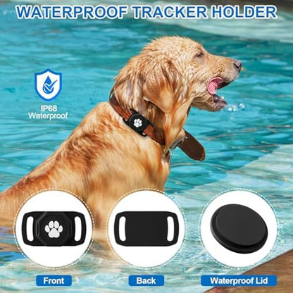 Smart Pet Tracker for Collar - Dog Tracker Pet Location Tracker with Holder