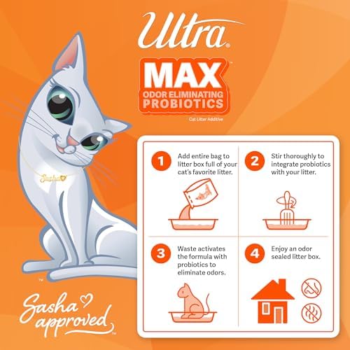 Ultra Max Deodorizer, Works with Any Cat Litter, Odor-Eliminating Additive