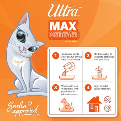 Ultra Max Deodorizer, Works with Any Cat Litter, Odor-Eliminating Additive