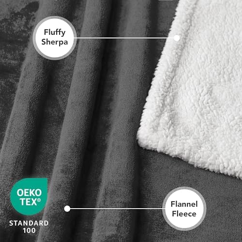 PetAmi Waterproof Dog Blanket for Medium Large Dog Pet, 60x40, Charcoal
