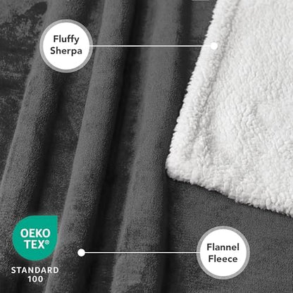 PetAmi Waterproof Dog Blanket for Medium Large Dog Pet, 60x40, Charcoal