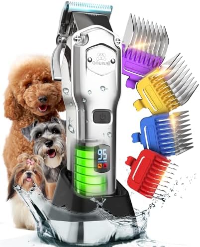 oneisall Professional Dog Grooming Clippers for Thick Hair