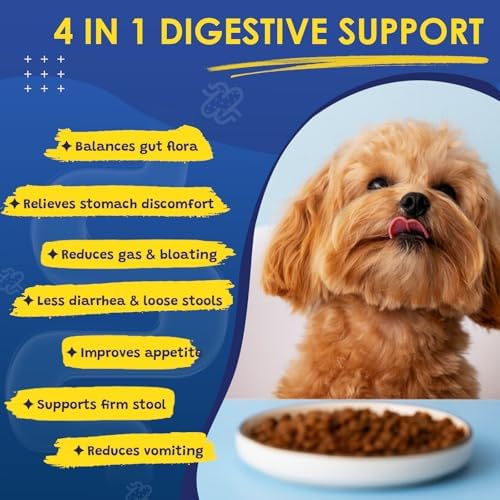 Probiotics for Dogs, Digestive Health, 120 Dog Bites