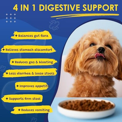 Probiotics for Dogs, Digestive Health, 120 Dog Bites