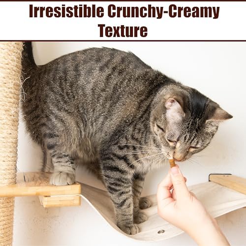 Fieldcrest Farms Collagen Cat Treats, Catnip, Crunchy & Creamy, 3 oz Pouch