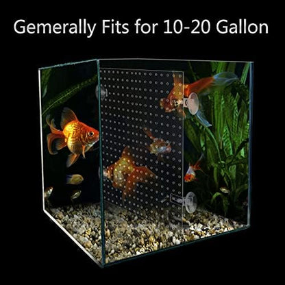 Yes!Fresh Acrylic Aquarium Fish Tank Divider Clear Kit Fit for All Type Aquarium Divider for 10 Gallon Fish Tank and Up to 950 Gallon Tank Divider (Kit C - 4 PCs 5.9"x11.8")