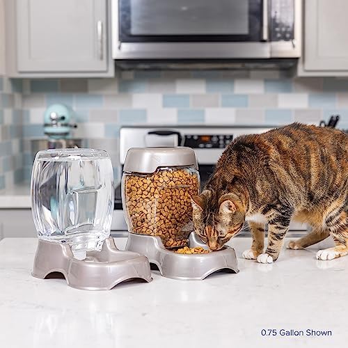 Petmate Pet Cafe Water Dispenser, .75 GAL, Pearl Tan