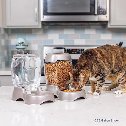 Petmate Pet Cafe Water Dispenser, .75 GAL, Pearl Tan