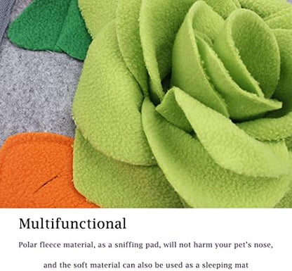 Abizoo Bunny Snuffle Mat Toy, 11.8''x11.8'', Green