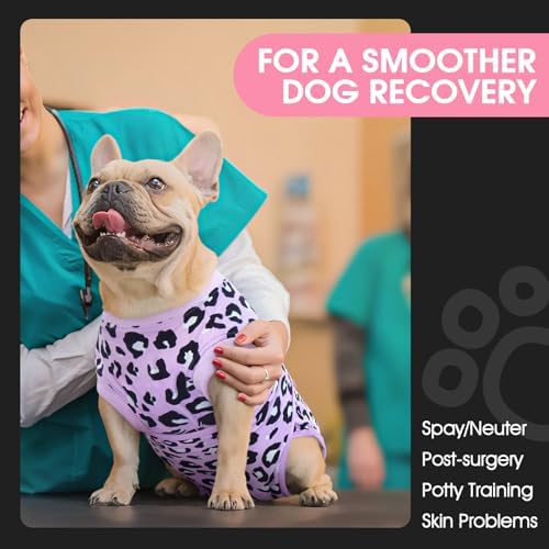 FUAMEY Dog Recovery Suit, Soft Surgical Suit for Dogs Onesie for Surgery