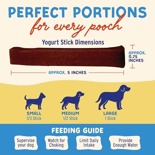 Himalayan Dog Chew Cranberry Honey Yogurt Sticks for Dogs | Protein-Rich Treats with Prebiotics & Probiotics | Lactose-Free, Grain-Free, Gluten-Free | Healthy Yogurt Chews for All Breeds | 5 Count