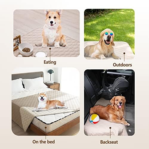 gogobunny Waterproof Loveseat Cover, Reversible Dog Cat Blanket for Couch