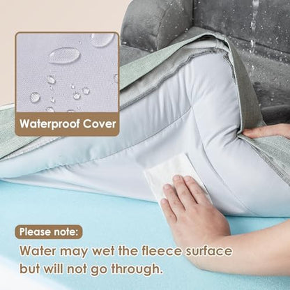 EHEYCIGA Orthopedic Small Dog Bed, Waterproof Memory Foam Washable Pet Beds