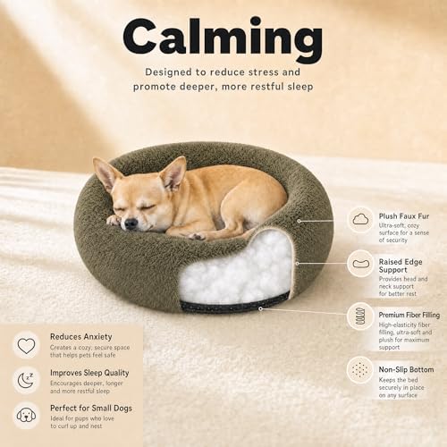 Tiny Dog Bed for Extra Small Dogs for Chihuahua Pomeranian Toy Poodle