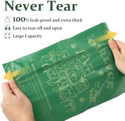 24 Rolls 240 Coreless Dog Poo Bags, Thick Dog Waste Bags for Walks