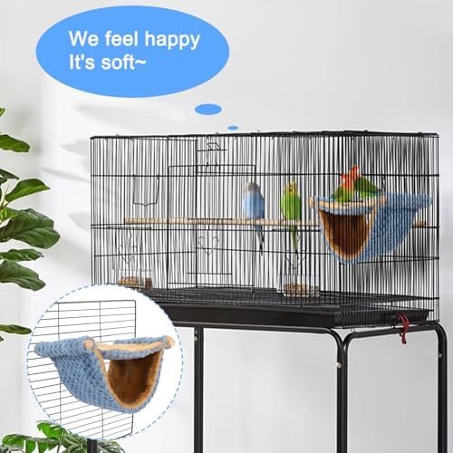BWOGUE Bird Nest Bed Hanging Hammock, Parakeet Bed for Cage, Cockatiel Bed