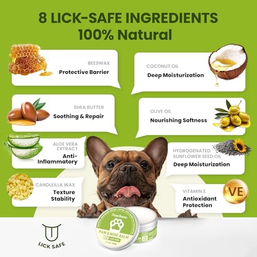 PawSono Lick-Safe Dog Paw & Nose Balm with Coconut Oil