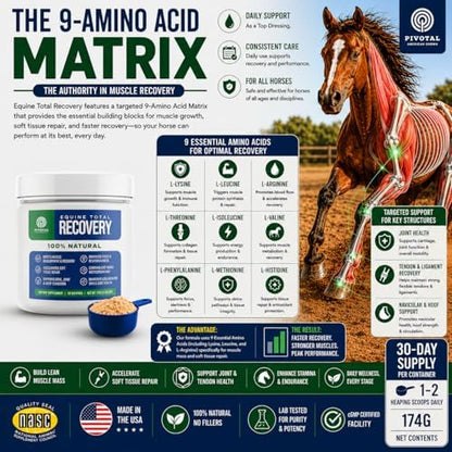 Pivotal Feeds Equine Total Recovery Supplement, 30 Servings