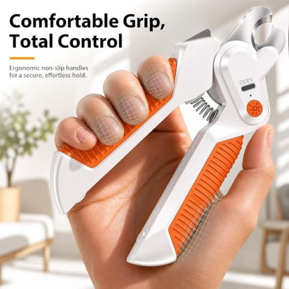 Dog Nail Clippers ＆ Trimmer with Light - for Medium to Large Dogs