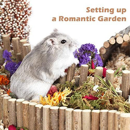 Natural Grain Flower&Herb Hamster Habitat Cage Accessories Bedding Decor