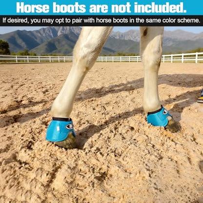 Horse Bell Boots for Outdoor Sports (Pacific, L)