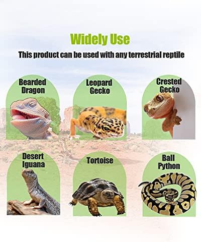 Bearded Dragon Tank Accessories, Reptile Substrate Floor, Leopard Gecko Tank Liner Mat for 40 Gallon, 20 Gallon, 50 Gallon,75 Gallon Lizard Tank, Green