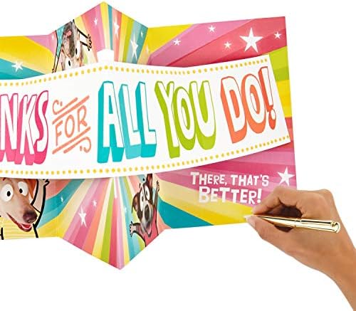 Hallmark Funny Pop Up Mother's Day Card (Dog Banner)