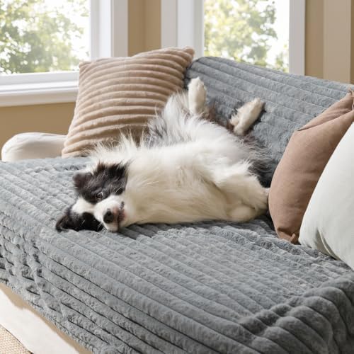 Bedsure ComfyFleece™ Waterproof Blanket for Bed, Twin（60"x80"） Warm Grey