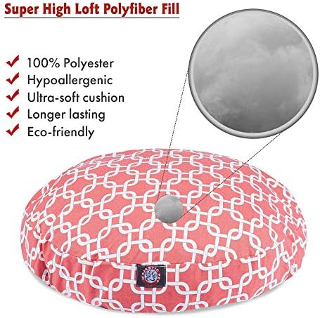 Majestic Pet Coral Links Medium Round Pet Bed