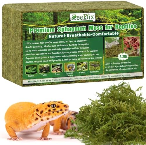 ZeeDix 2.2 lb Sphagnum Moss for Reptiles