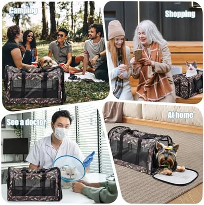 Soft-Sided Kennel Pet Carrier, Airline Approved Travel Handbag
