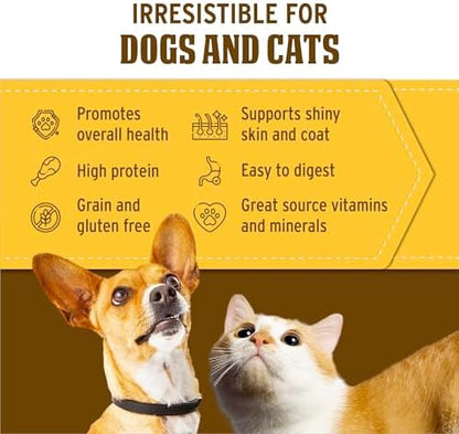 Nutri Bites Freeze Dried Chicken Dog & Cat Treats, Single Ingredient
