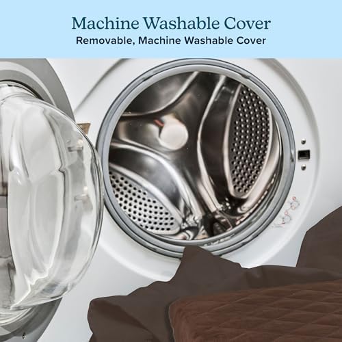 Water-Resistant Dog Bed - 2-Layer Memory Foam Dog Bed with Removable Washable Cover and Non-Slip Bottom