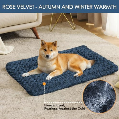 4 Pcs Dog Crate Pad Washable Cat Dog Pet Bed Medium Mat 36 inch Color Blend