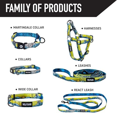 Wolfgang Wide Venture Dog Collar Dawnpatrol Print Large