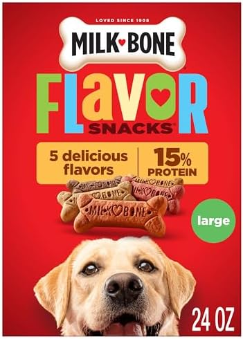 Milk-Bone Flavor Snacks, Large Dog Treats, 24 Oz.
