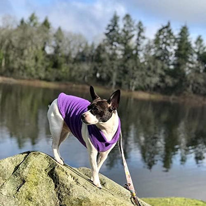 Gooby Fleece Vest Dog Sweater, Lavender, X-Large