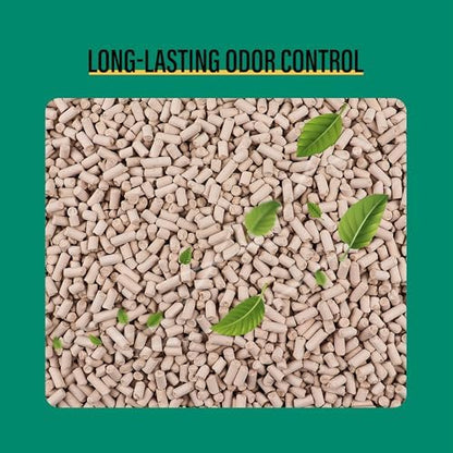 COCOYO Cat Litter Pellets, Zeolite, Long-Lasting Odor Control Non-climping, 7 Lbs Pack