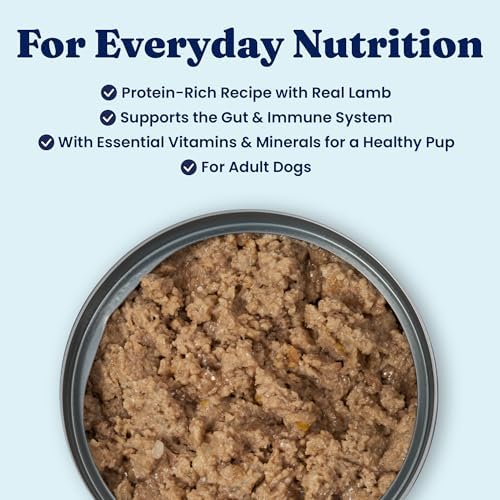 Solid Gold Lamb Wet Dog Food for Adult & Senior Dogs, Meal & Topper, 6 Cans