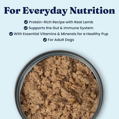 Solid Gold Lamb Wet Dog Food for Adult & Senior Dogs, Meal & Topper, 6 Cans
