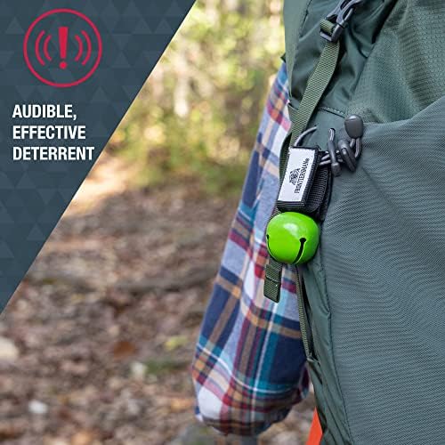 SABRE Frontiersman Bear Bell with Magnetic Silencer for Hiking & Camping