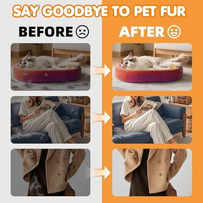 Pet Hair Removal Glove - Pet Hair Remover Glove for Dogs & Cats